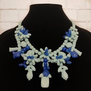 🌻Zara Statement Necklace Shades of Blue